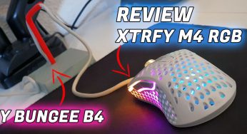 Review Xtrfy M4 RGB y bungee B4, un regalo para tus dedos