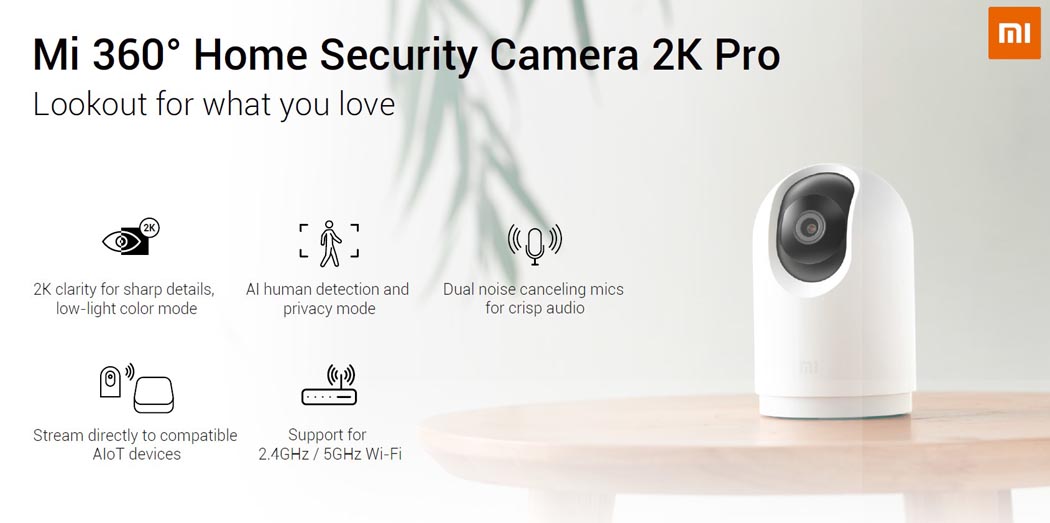 Mi 360 Home Security Camera 2K Pro Techandising