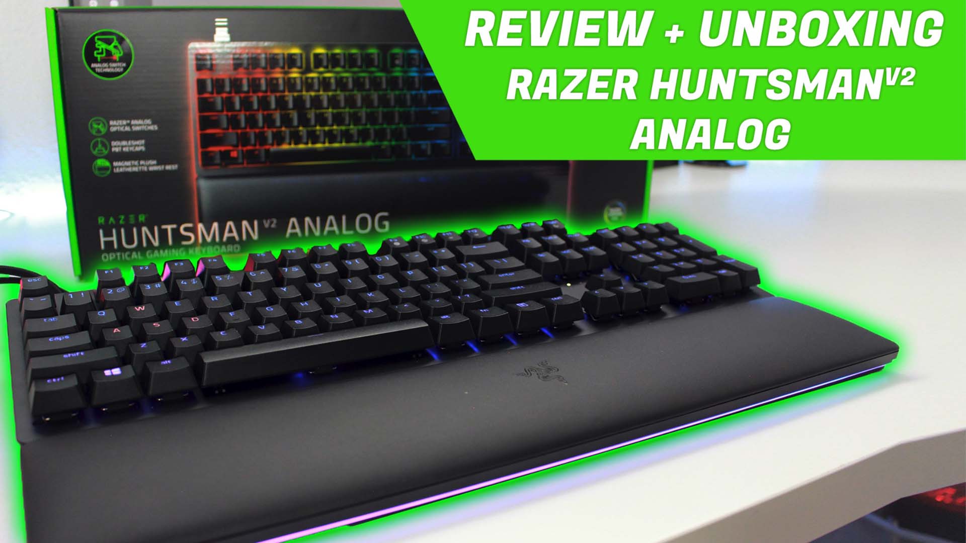 Razer Huntsman V2 Analog: review del teclado MÁS PERSONALIZABLE de Razer  con switches ópticos analógicos