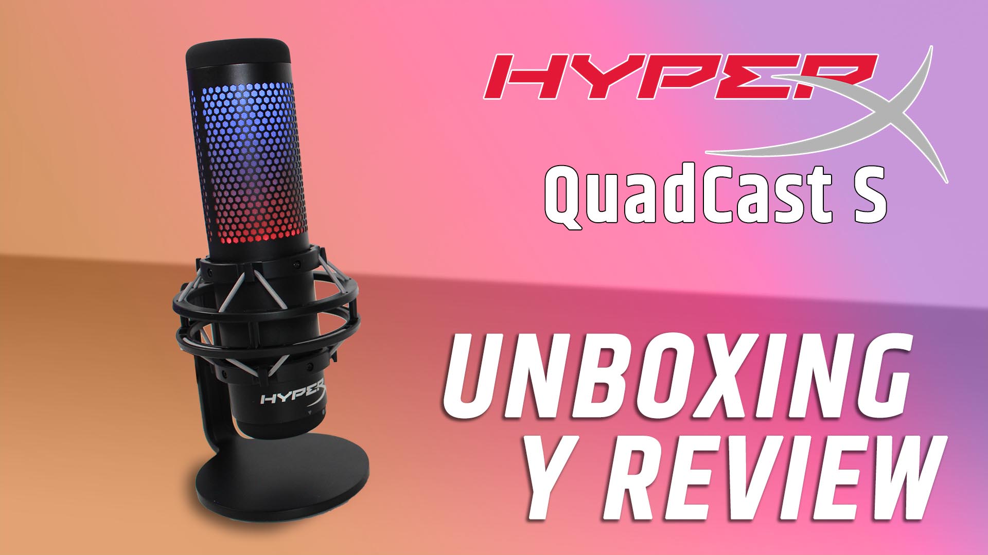 Hyperx Quadcast S, Micrófono Usb Multipatrón Gamer Streaming