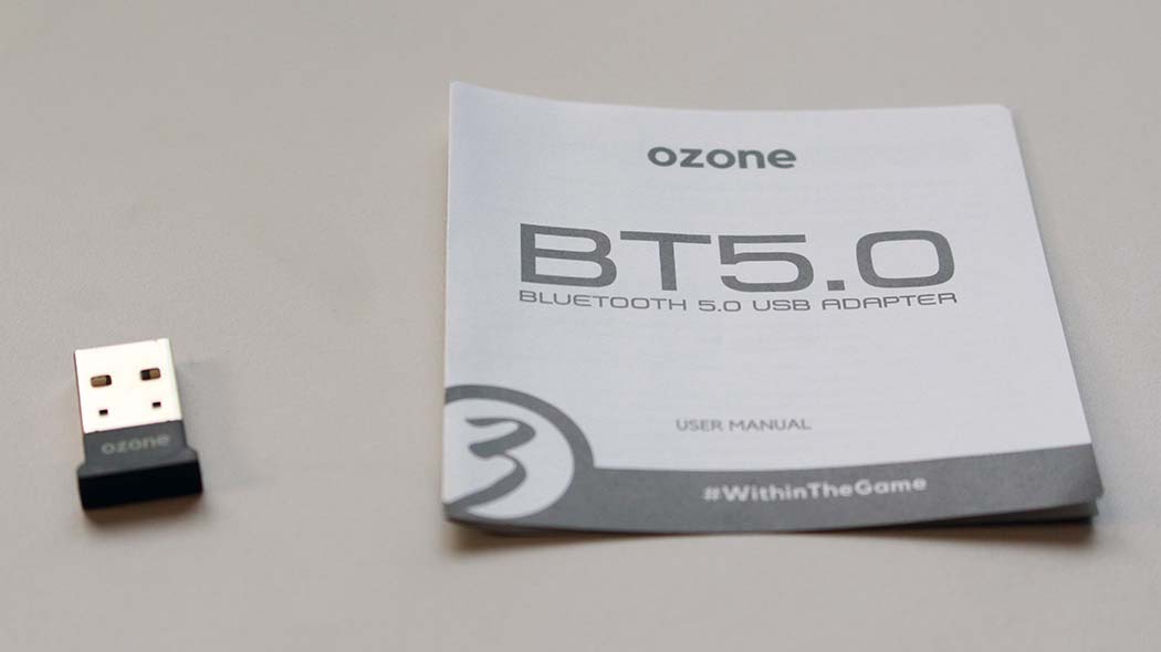 Ozone BT5.0 adaptador bluetooth Techandising instrucciones