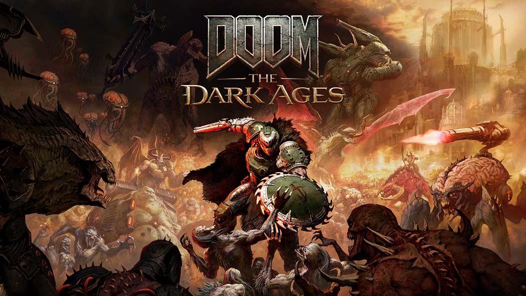 DOOM The Dark Ages Techandising portada