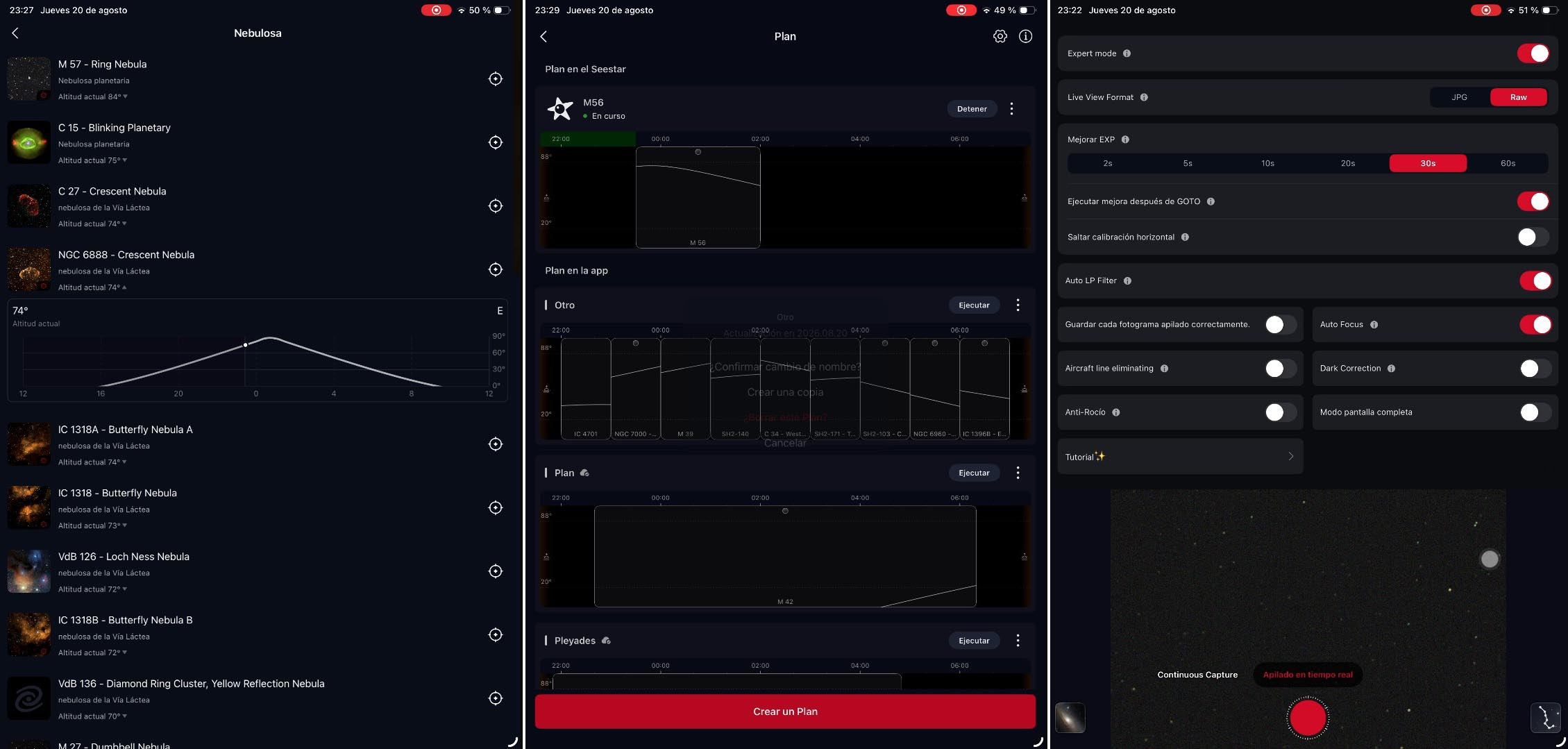 Review Seestar S50 Pro Techandising app
